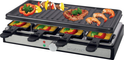 CLATRONIC Raclette-gril RG 3757, pour 8 personnes