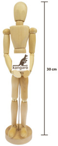 kangaro Mannequin articulé, hauteur: 200 mm, neutre