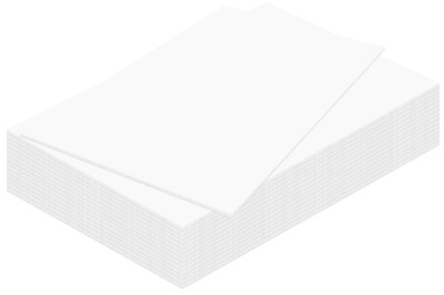 kangaro Carton plume, 700 x 1.000 mm, épaisseur: 3 mm, blanc