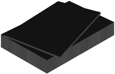 kangaro Carton plume, 700 x 1.000 mm, épaisseur: 5 mm, blanc