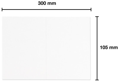 kangaro Carte double, 105 x 150 mm, 300 g/m2, blanc