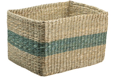 NHG Panier de rangement VESTER S, en zostère, rectangulaire