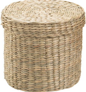 NHG Panier de rangement DAISY S, avec couvercle, rond