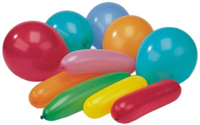 PAPSTAR Luftballons, Farben und Formen sortiert, 50 Stück