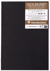 Clairefontaine Carnet de dessin GOLDLINE, A4, noir