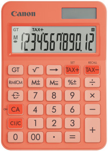 CANON Calculatrice de bureau LS-125KB-OR, orange pastel