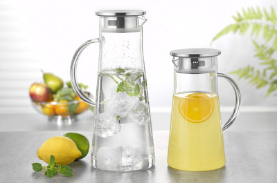 Esmeyer Carafe en verre PORTO, avec poignée, 1 litre