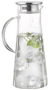 Esmeyer Carafe en verre FARO, avec poignée, 1,7 litre