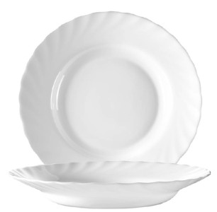 Esmeyer Assiette creuse TRIANON, 225 mm, blanc