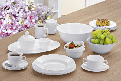 Esmeyer Assiette creuse TRIANON, 225 mm, blanc