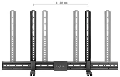 LogiLink Universelle Soundbar-Halterung, (T)86 x 155 mm