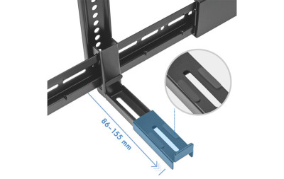 LogiLink Universelle Soundbar-Halterung, (T)86 x 155 mm