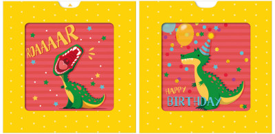 SUSY CARD Carte d'anniversaire 3D Sliding card 