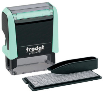 trodat Textstempel-Set Printy 4911 Typomatic, pastell-grün