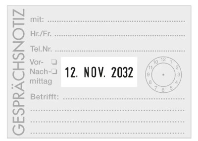 COLOP Datumstempel Expert 3860, 8-zeilig, mit Gutschein