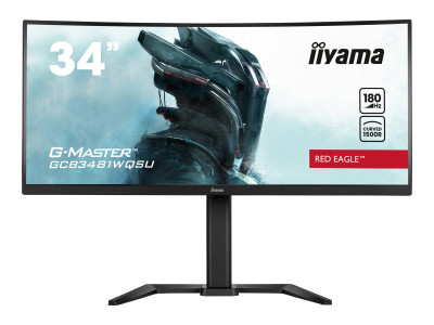 Iiyama : 34IN G-MASTER RED EAGLE VA PANEL CURVED DESIGN 1500R 3440X1