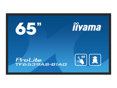 Iiyama : 64.5IN TOUCH PCAP PANEL IPS LED 40 POINTS 1920X1080 8MS 24/7 500