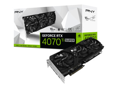 PNY : PNY GEFORCE RTX 4070 TI SUPER 16GB VERTO OVERCLOCKED TRIPLE FA