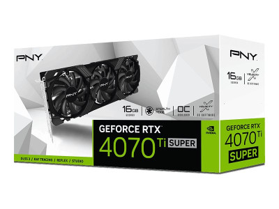 PNY : PNY GEFORCE RTX 4070 TI SUPER 16GB VERTO OVERCLOCKED TRIPLE FA