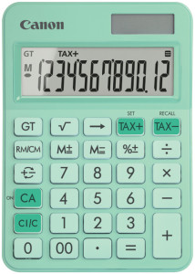 CANON Calculatrice de bureau LS-125KB-PYL, jaune pâle pastel