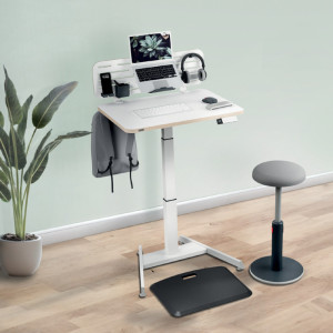 LEITZ Bureau assis-debout Ergo, électrique, blanc