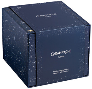 CARAN D'ACHE Machine à tailler COSMIC BLUE, 1 trou, bleu/or