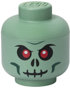 LEGO Aufbewahrungskopf STORAGE HEAD PUMKIN, S, 2 Liter