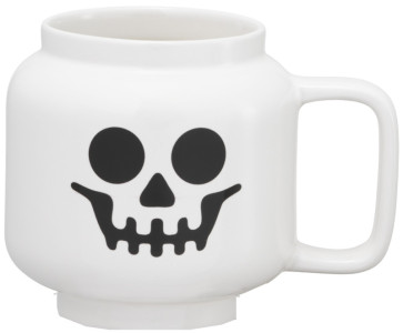 LEGO Kaffeetasse SKELETON, 255 ml, weiß, im Karton