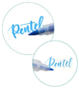 Restposten: PentelArts BrushSignPen Pinselstift Twin, 30er