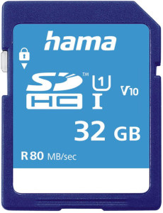 hama Carte mémoire SecureDigital HC, classe 10, 32 GB