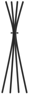 UNiLUX Portemanteau TOTEM, hauteur: 1.750 mm, noir