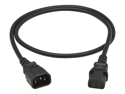 Eaton MGE : PDU POWER CORD C13 TO C14 - 10A 250V H05VV-F 1M (3.28 FT.) BLACK