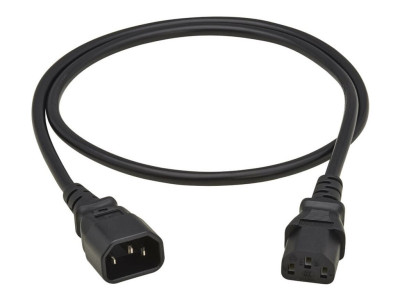 Eaton MGE : PDU POWER CORD C13 TO C14 - 10A 250V H05VV-F 1M (3.28 FT.) BLACK