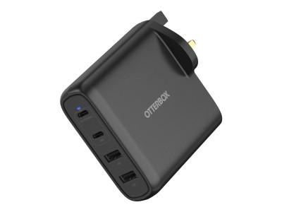 OtterBOX : OB STANDARD WALL CHARGER 100W GAN - 2X USB-C + 2X USB-A U