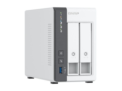 Qnap : 2-BAY ARM 4C 2GHZ 2XSATA 6GB/S 3.5/2.5IN 4GB RAM 1XGBE 1X2.5GBE