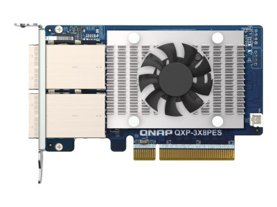 Qnap : 2PORTS SFF-8644 1X2 EXPANSION card PCIE GEN3 X8 pour QNAP PCIE