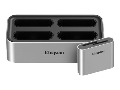 Kingston : WORKFLOW STATION DOCK DUALSLOT USB-C 3.2 GEN2 UHS-II SD CARDR