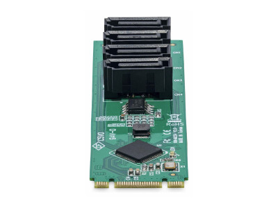 Startech : CARTE ADAPTATEUR M.2 VERS SATA 4 PORTS M.2 VERS SATA