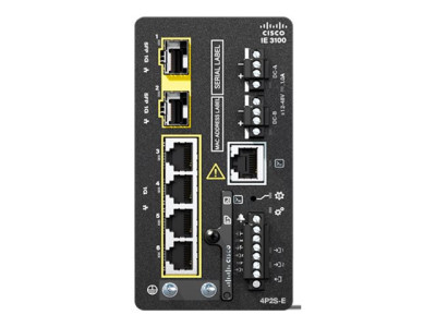 Cisco : IE3100 W/4GE POE+ 2GE SFP FIXED SYSTEM NETWORK ESSENTIALS