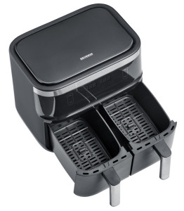 SEVERIN Friteuse à air chaud FR 2453, 2 x 3,8 litres