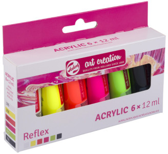 ROYAL TALENS Acrylique ArtCreation set Reflex, 6 x 12 ml