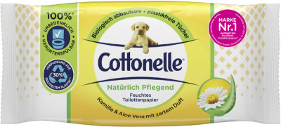 Cottonelle Papier toilette humide, camomille & Aloe Vera