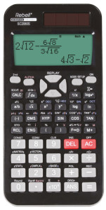 Rebell Calculatrice scolaire scientifique SC2080S, noir