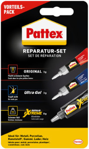 Pattex Set de réparation, 3 pièces