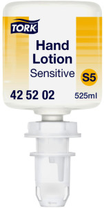 TORK Lotion mains Sensitive, pour mini-distributeur, 525 ml