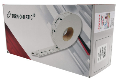 METO Tickets T90 pour distributeur Turn-O-Matic, blanc