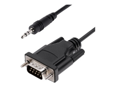 Startech : 1M DB9 TO 3.5MM SERIAL cable - RS232 MALE TO 3.5MM SERIAL cable