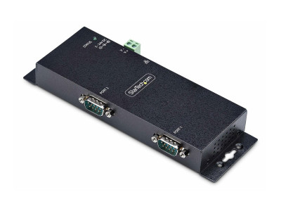 Startech : ADAPTATEUR SERIE VERS ETHERNET A 2 PORTS LAN VERS RS232 DB9