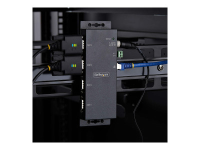 Startech : ADAPTATEUR SERIE VERS ETHERNET A 4 PORTS LAN VERS RS232 DB9