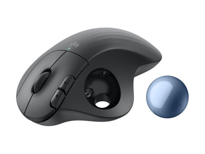 Logitech : ERGO M575S WRLS TRACKBALL GRAPHITE+BLUE BALL-EMEA28-935